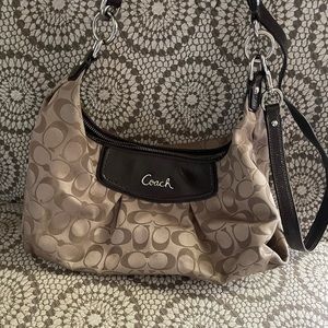 Coach signature satchel in ECU